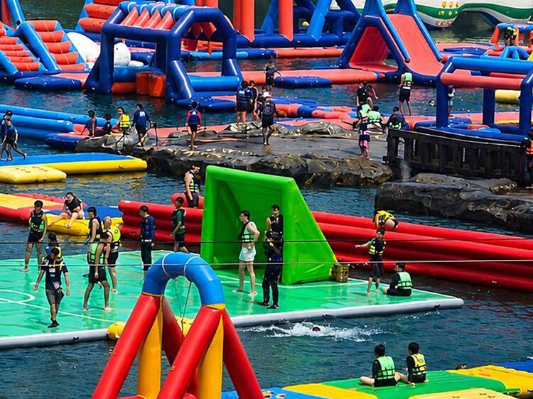 Splash around on a field trip with the Retro Recess gang