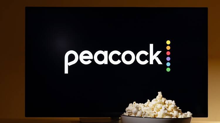 Peacock logo on TV