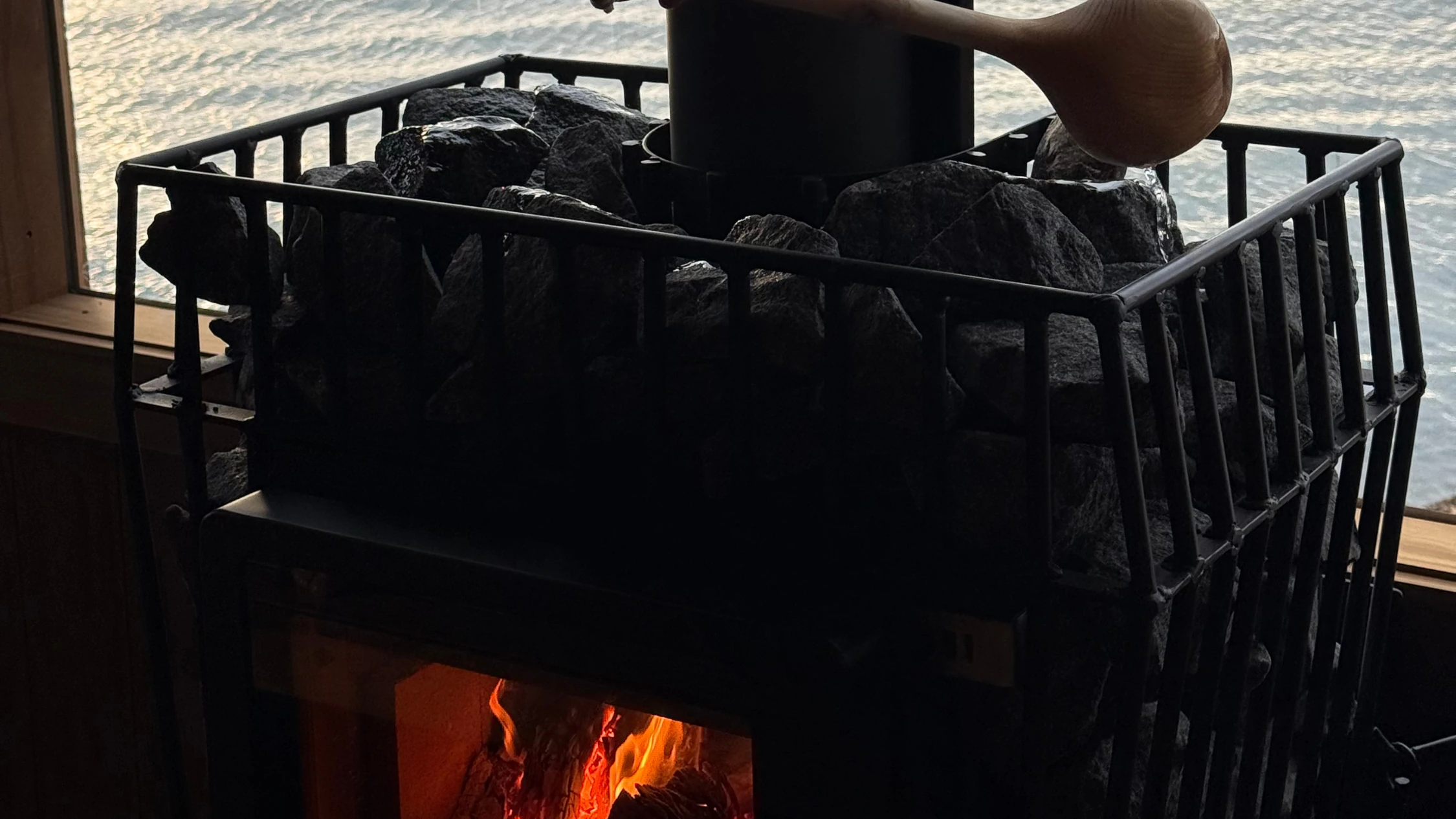 Inside Harbour Heat sauna