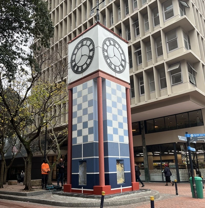 Colonial Mutual Clock Tower Memorial on Adderley Street.
