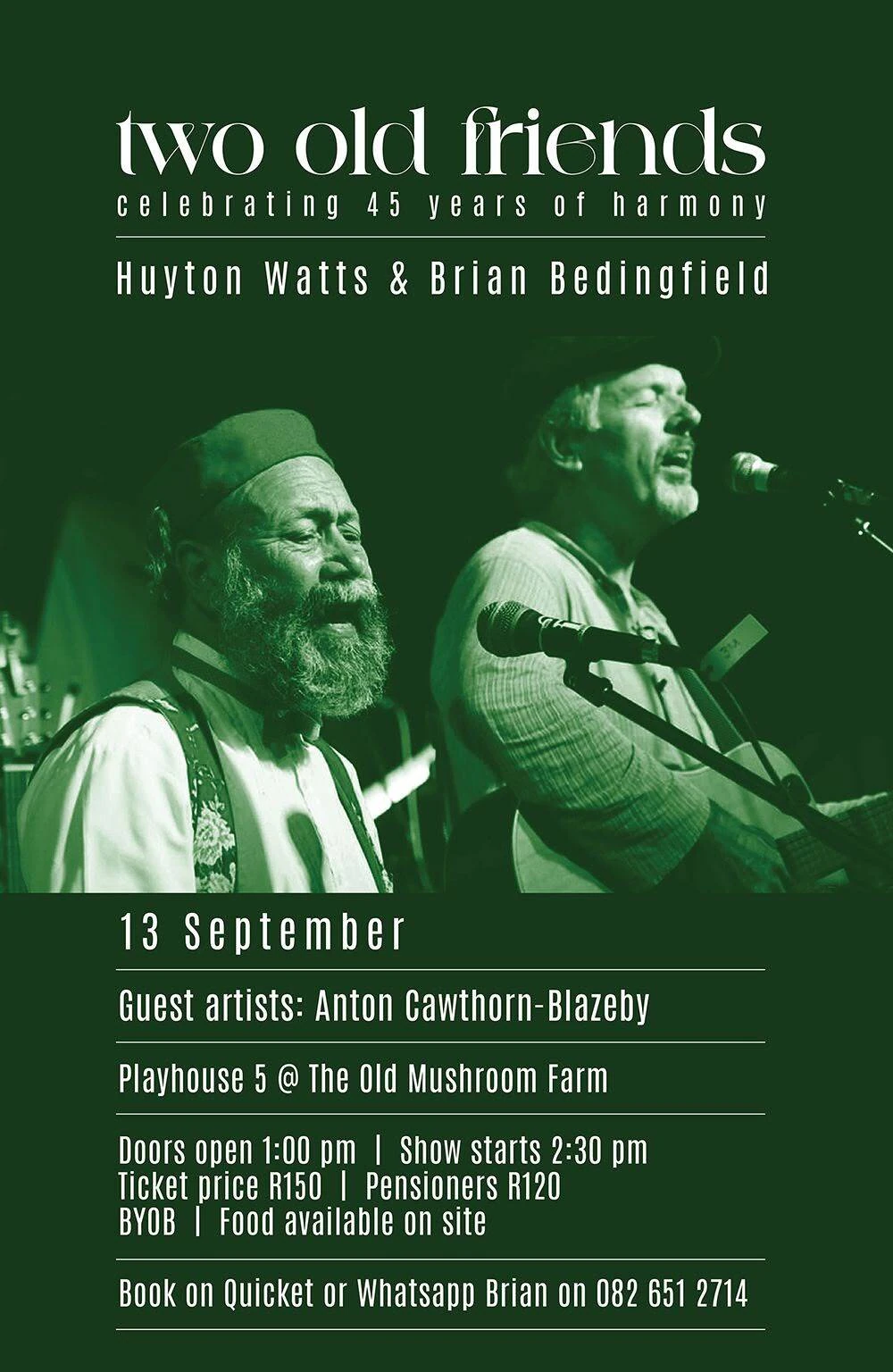 Some great music in the countryside. 