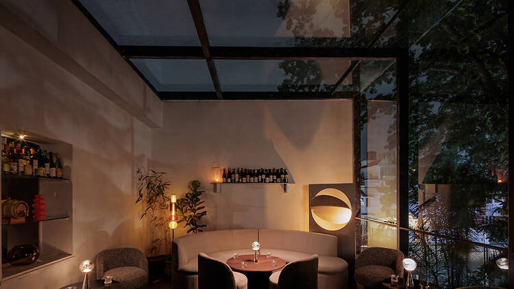 Inside Moonjar's treehouse-like interiors