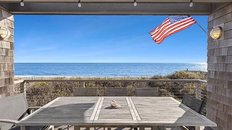 Best for direct ocean access and nightlife: The oceanfront Downtown Montauk home