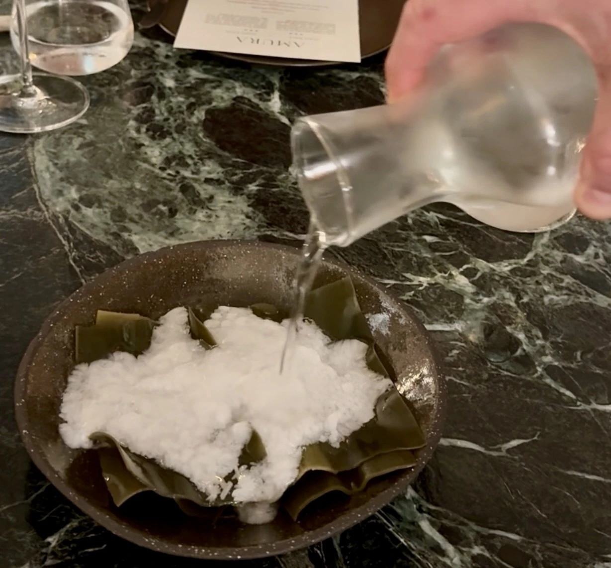Salt-cooking technique was part theatre, part gastronomic marvel. 