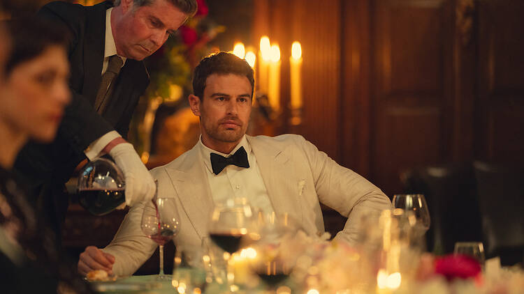 Theo James in "The Gentlemen" on Netflix Theo James in "The Gentlemen" on Netflix