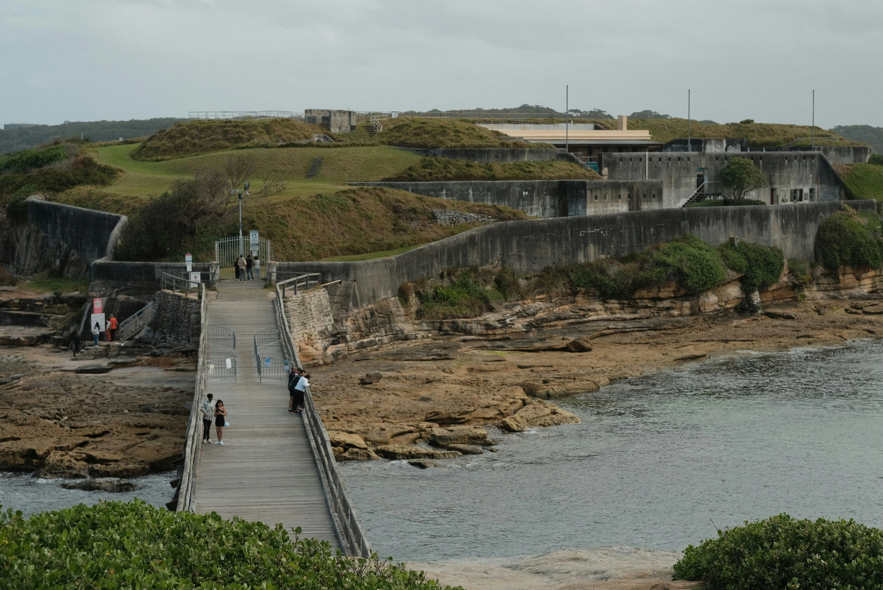 Fort near ocean