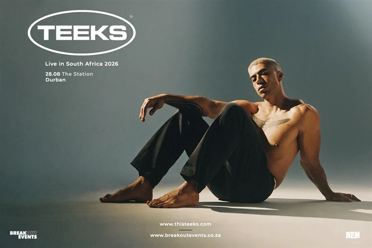 Singer-songwriter TEEKS is bringing his sound to Durban this weekend. 