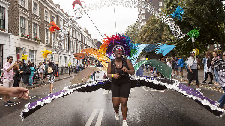 Notting Hill Carnival in the rain Notting Hill Carnival in the rain