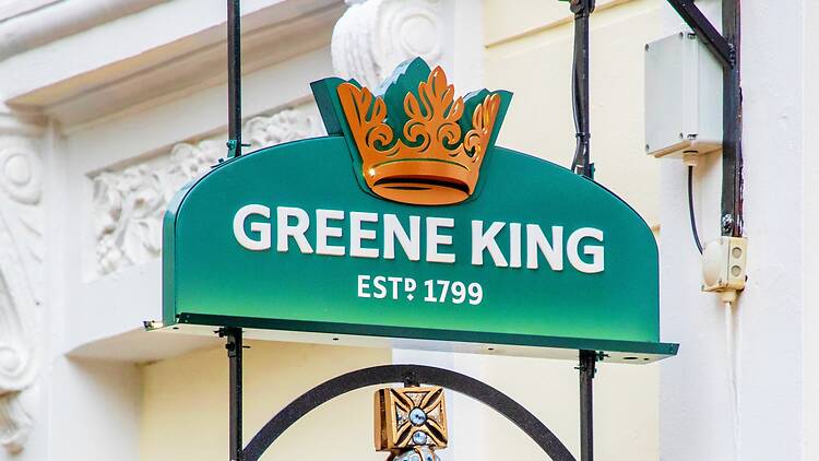 Greene King pub sign Greene King pub sign