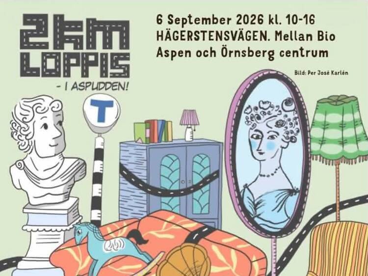 6.9. A 2km flea market, literally, between Aspudden and Örnsberg 6.9. A 2km flea market, literally, between Aspudden and Örnsberg