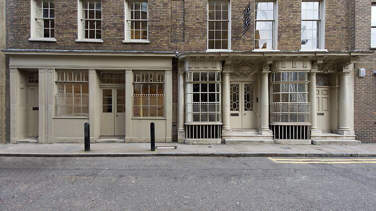 Outside Raven Row near Liverpool Street station Outside Raven Row near Liverpool Street station
