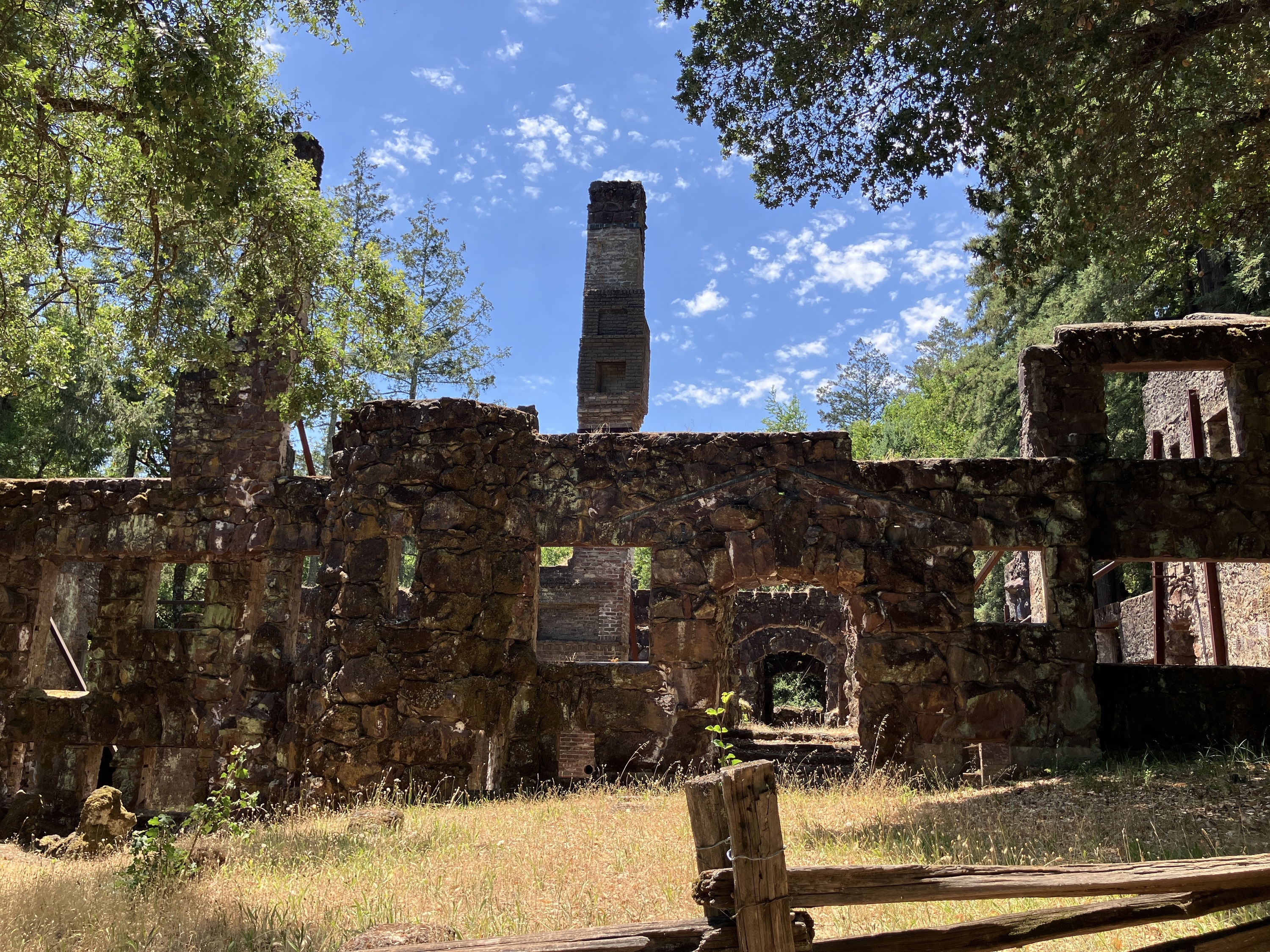 Visit the tragic ruins of author Jack London's mansion in the middle of the California woods