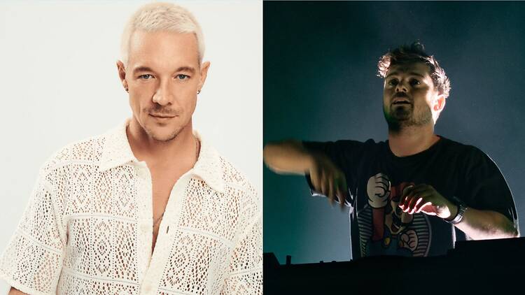 (Left) Diplo (Right) Martin Graxx (Left) Diplo (Right) Martin Graxx
