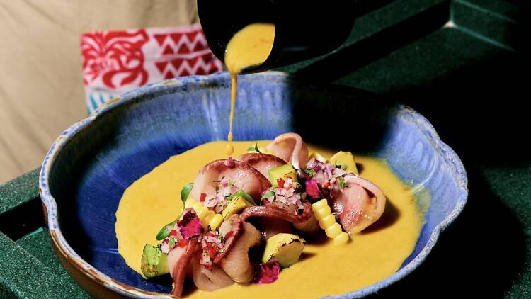 Pair Peruvian plates with Australian wine on the Bar.Yard rooftop