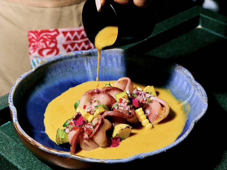 Pair Peruvian plates with Australian wine on the Bar.Yard rooftop