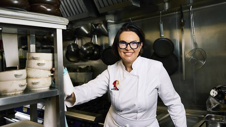 Jurate, head chef at ZIMA Russian Restaurant Jurate, head chef at ZIMA Russian Restaurant