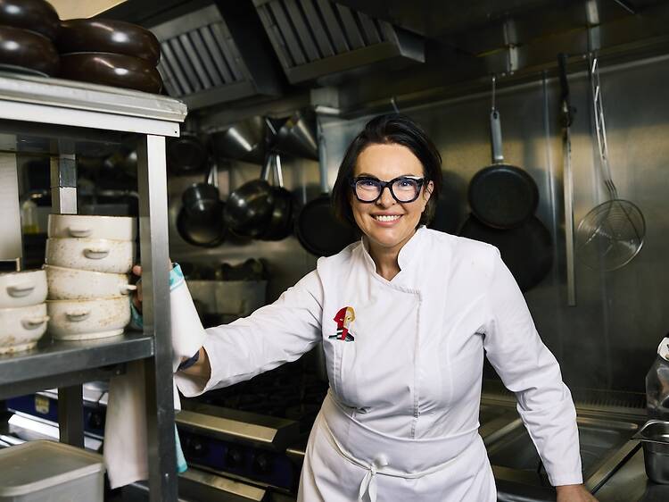 Jurate, head chef at ZIMA Russian Restaurant Jurate, head chef at ZIMA Russian Restaurant