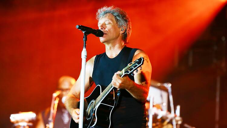 Bon Jovi performing live