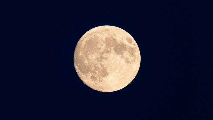 Full Moon Full moon in dark sky