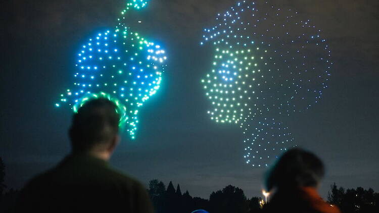 DroneArt Show: Space Chase at Ohiri Field