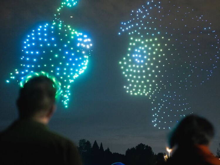 DroneArt Show: Space Chase at Ohiri Field