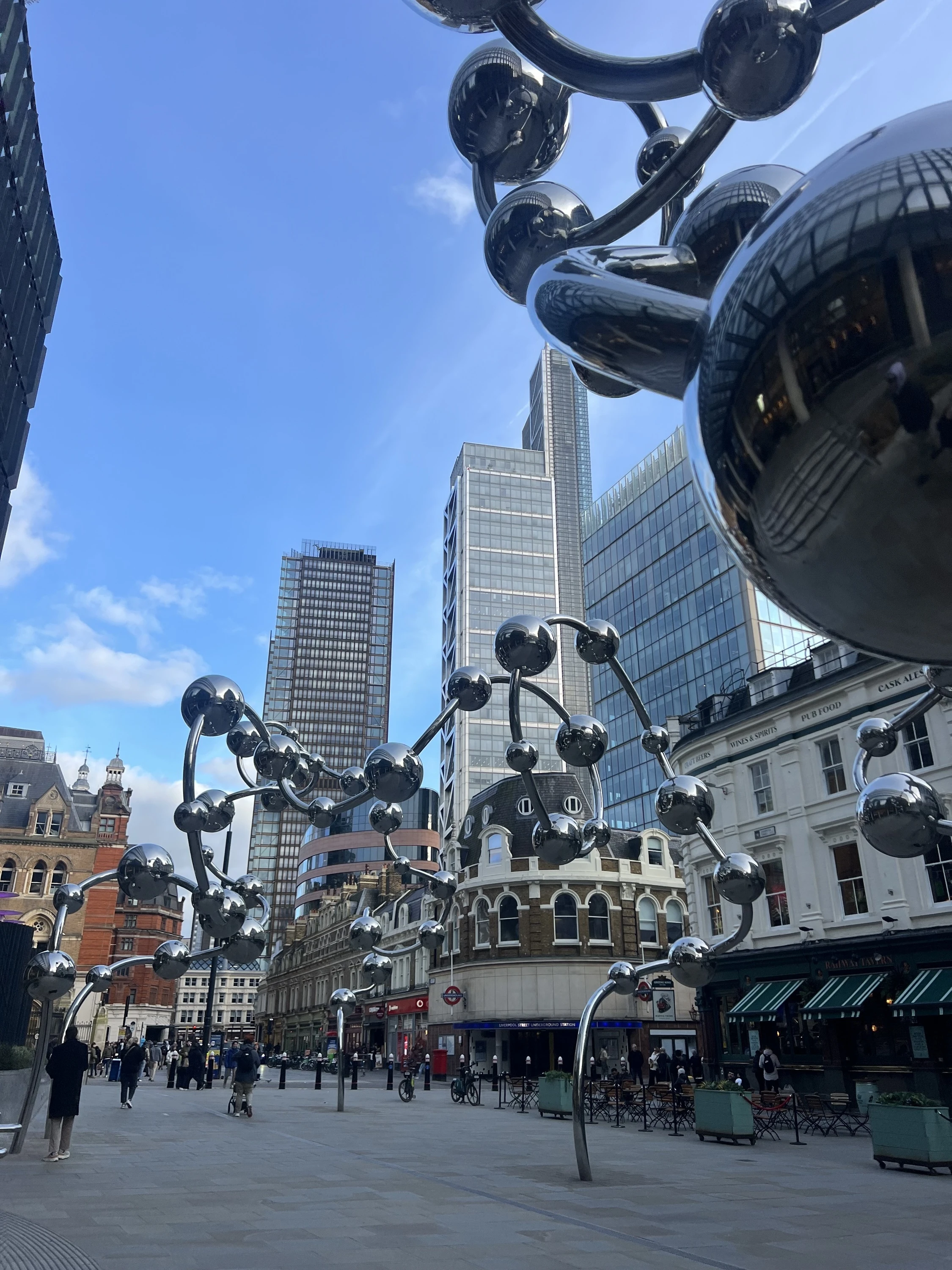 &lsquo;Infinite Accumulation&rsquo; by Yayoi Kusama at Liverpool Street station