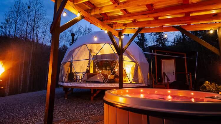 Best for star gazers: The Carolina glamping dome Best for star gazers: The Carolina glamping dome