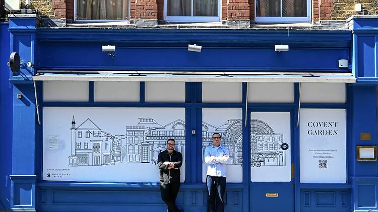 Schofield's Bar London under construction