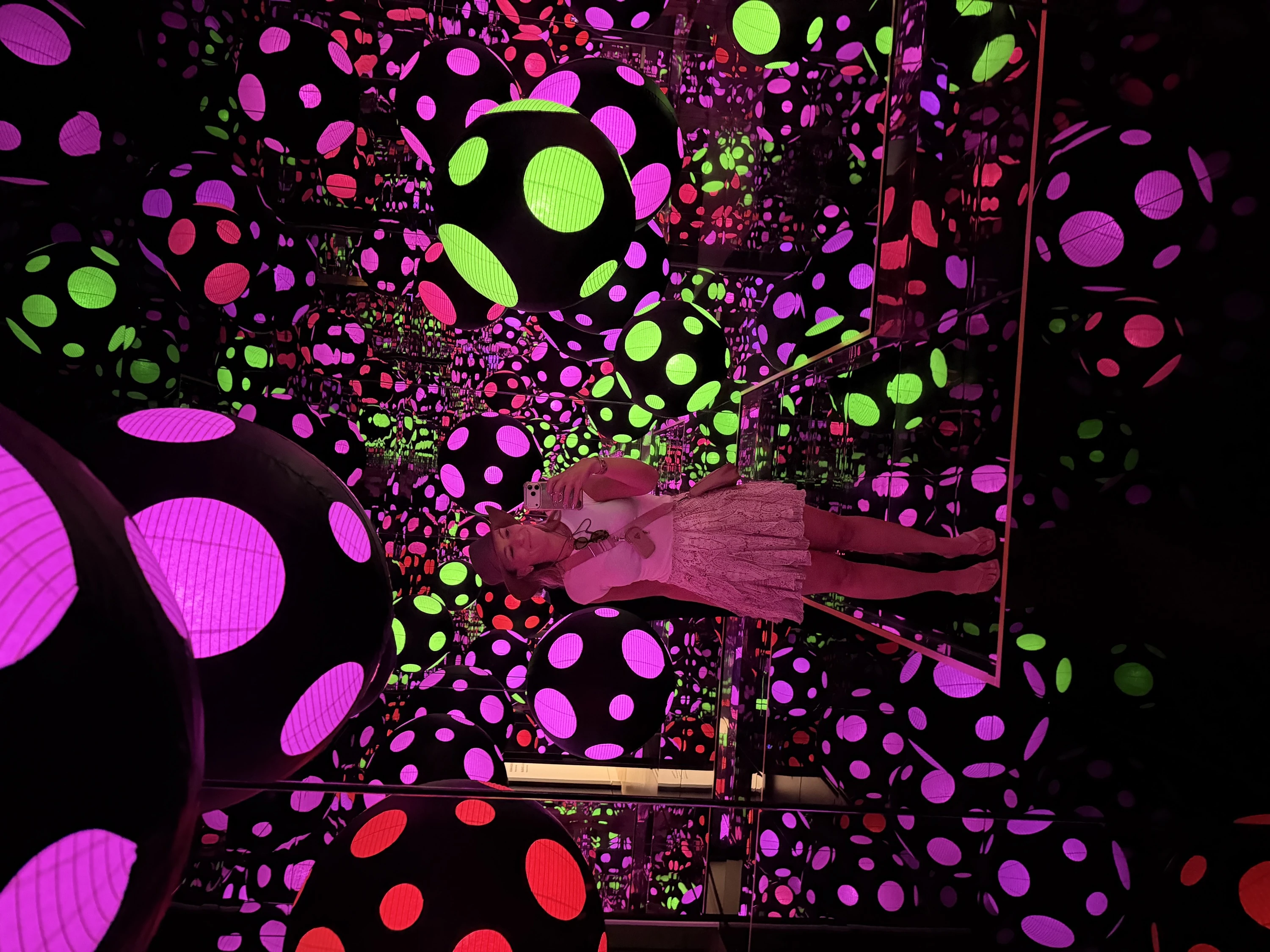 Yayoi Kusama on view at Crystal Bridges
