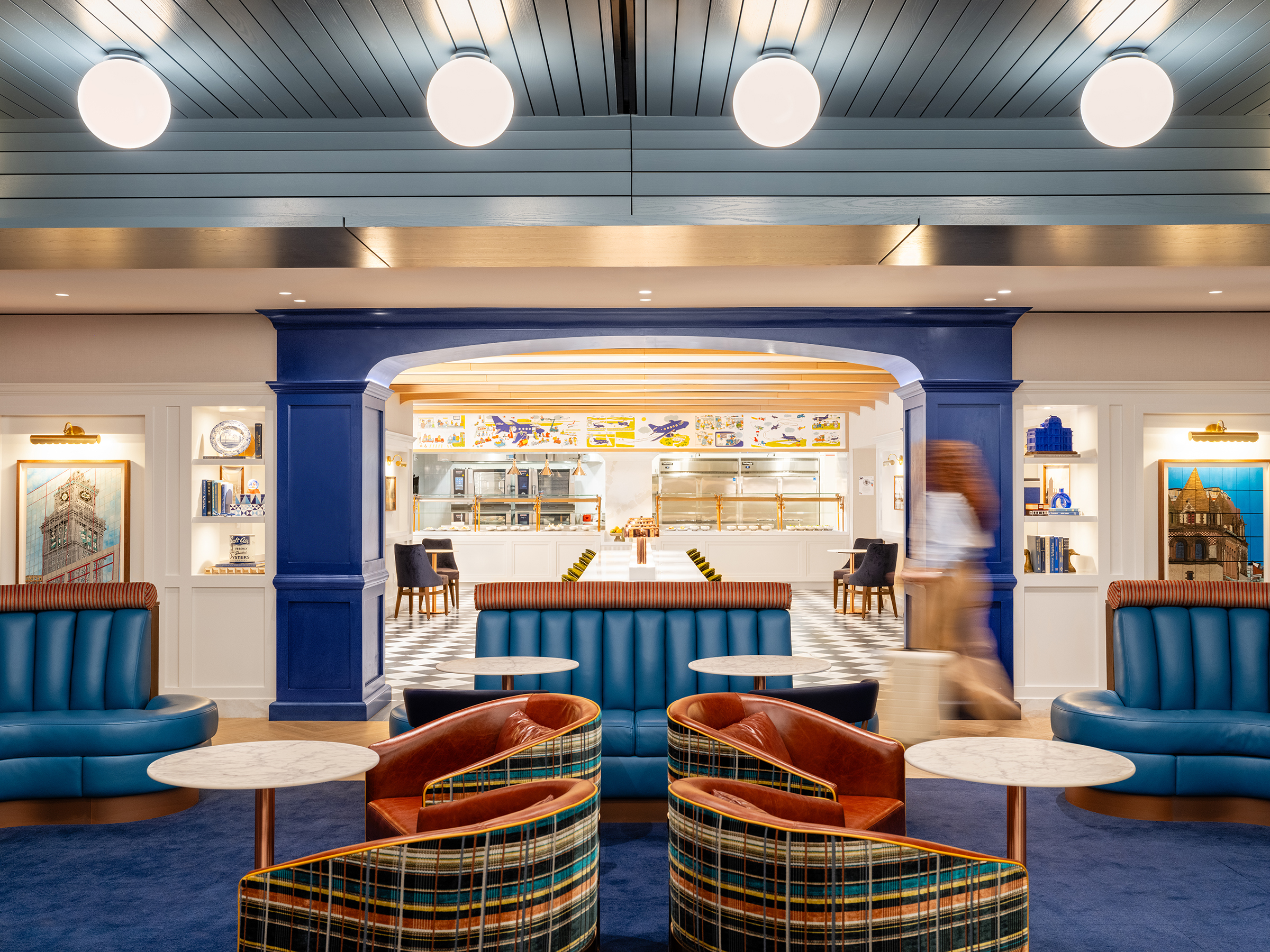 JetBlue opens BlueHouse lounge at Logan Airport today, and it comes with a hidden candy closet