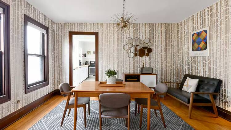 Best for long family holidays: The stylish three-bed with the scenic porch Best for long family holidays: The stylish three-bed with the scenic porch