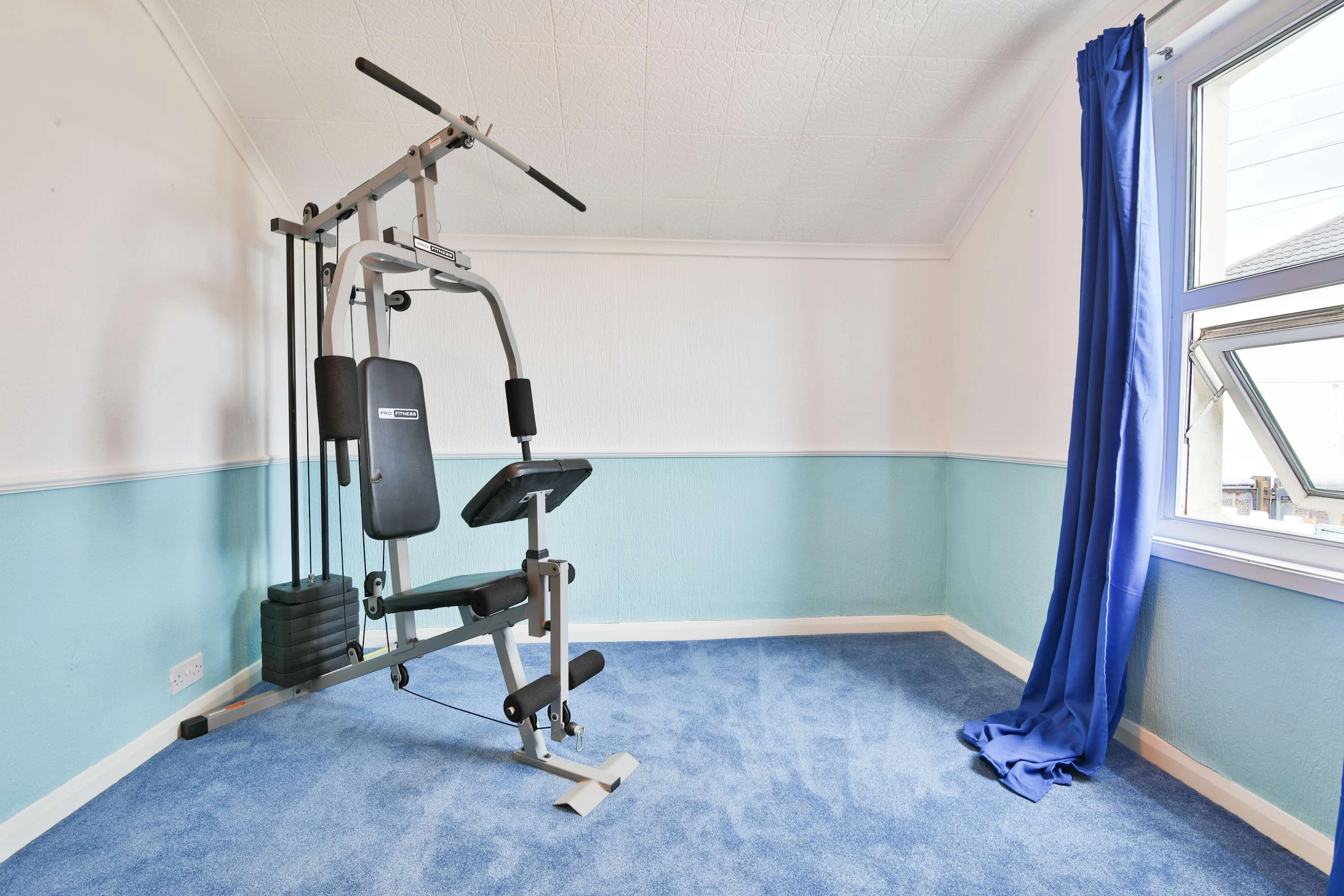 Gym at Uncle Bryn&rsquo;s house from Gavin & Stacey