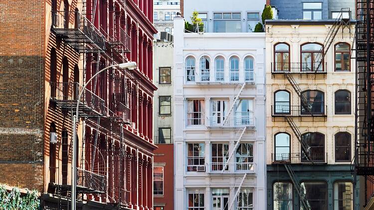 Historic apartment building in Soho