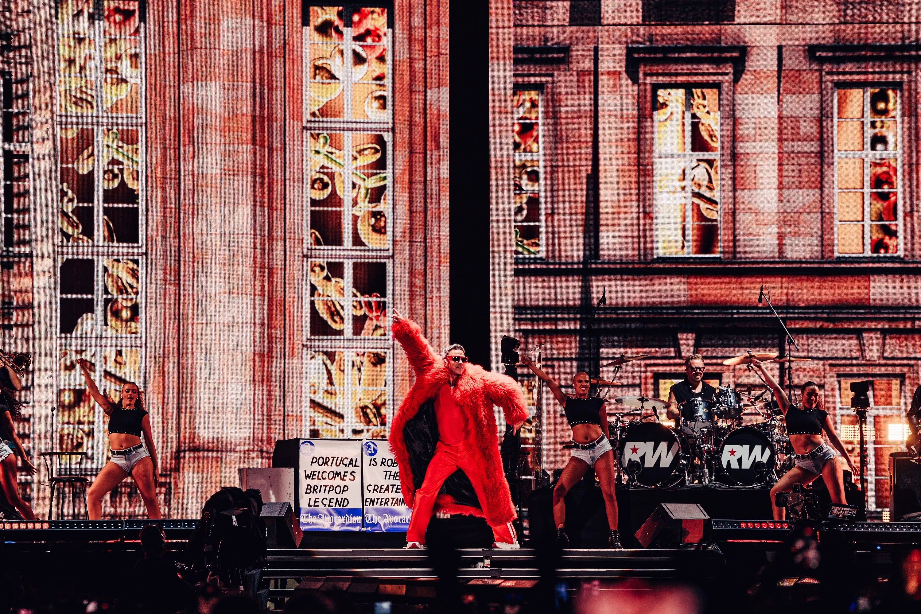 Robbie Williams no Meo Kalorama