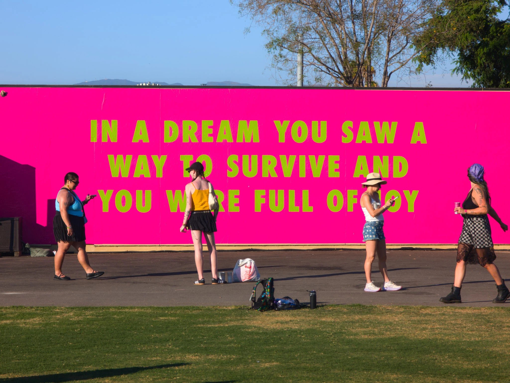 Jenny Holzer&rsquo;s &lsquo;In a Dream&hellip;&rdquo; at Daisy Chain Fields