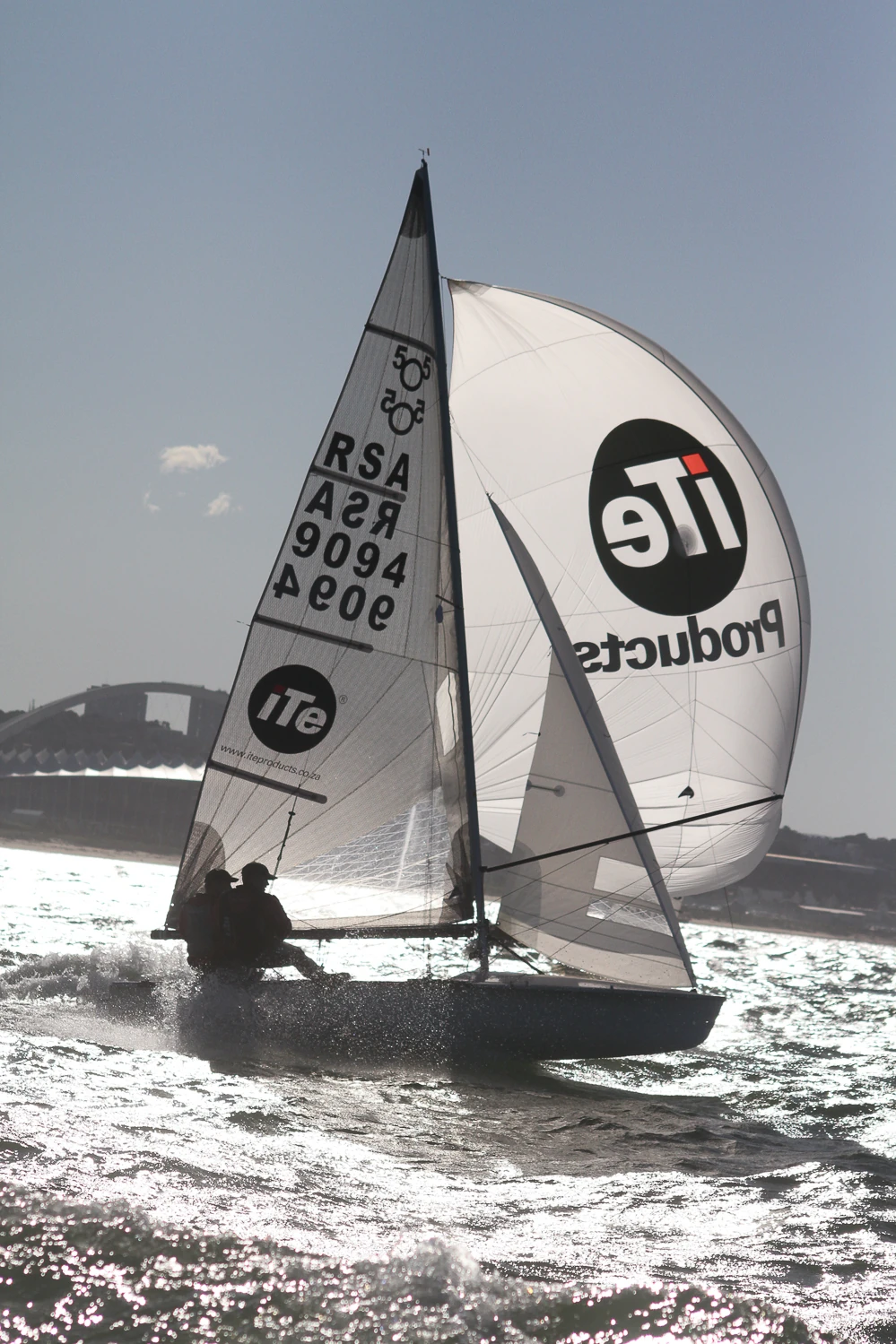 The Funke brothers, Peter and Thomas are pictured blasting offshore of Durban in a 505 Nationals hosted by Point Yacht Club. Thomas was announced as SA Sailor of the year at the South African Sailing AGM on Thursday evening. 