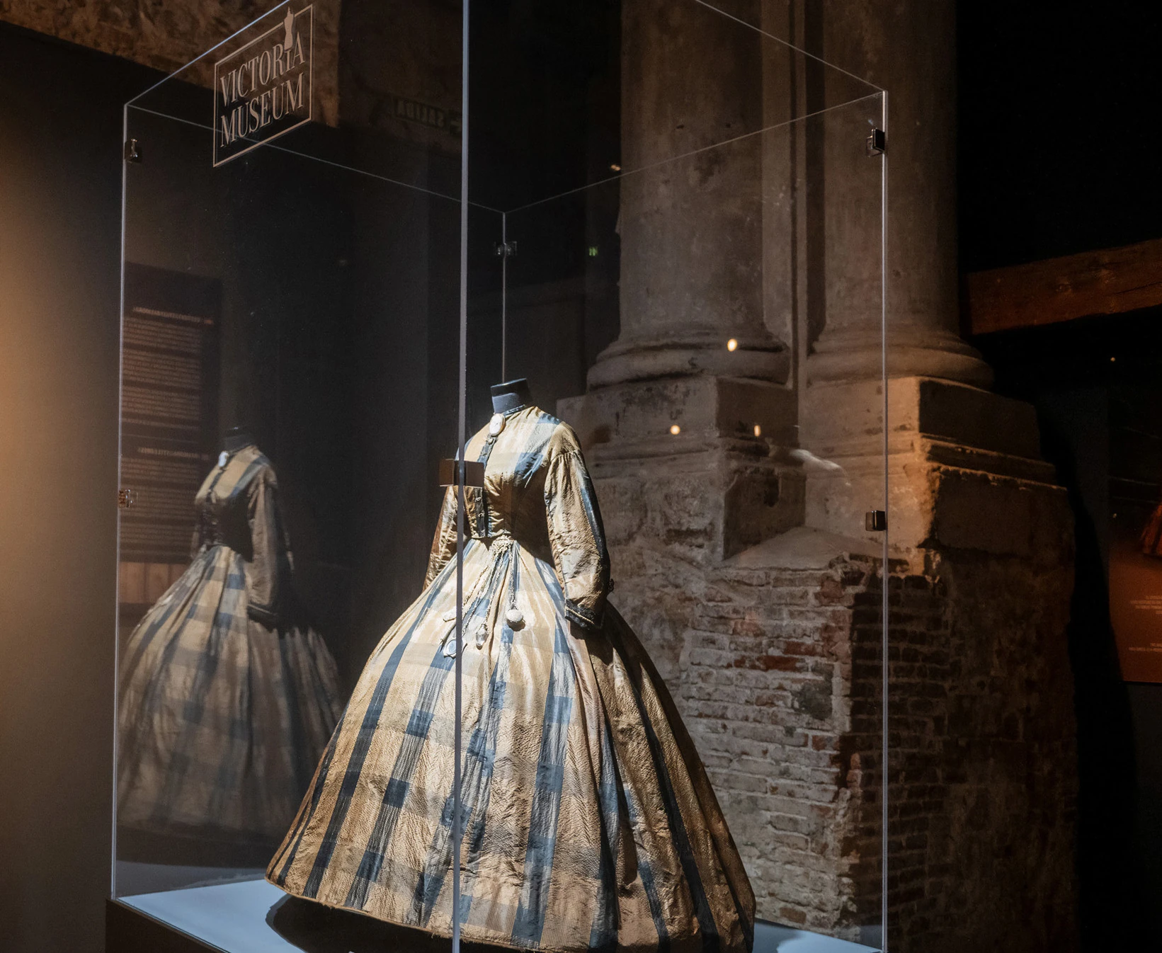 Vestit del 1860 al Victoria Museum