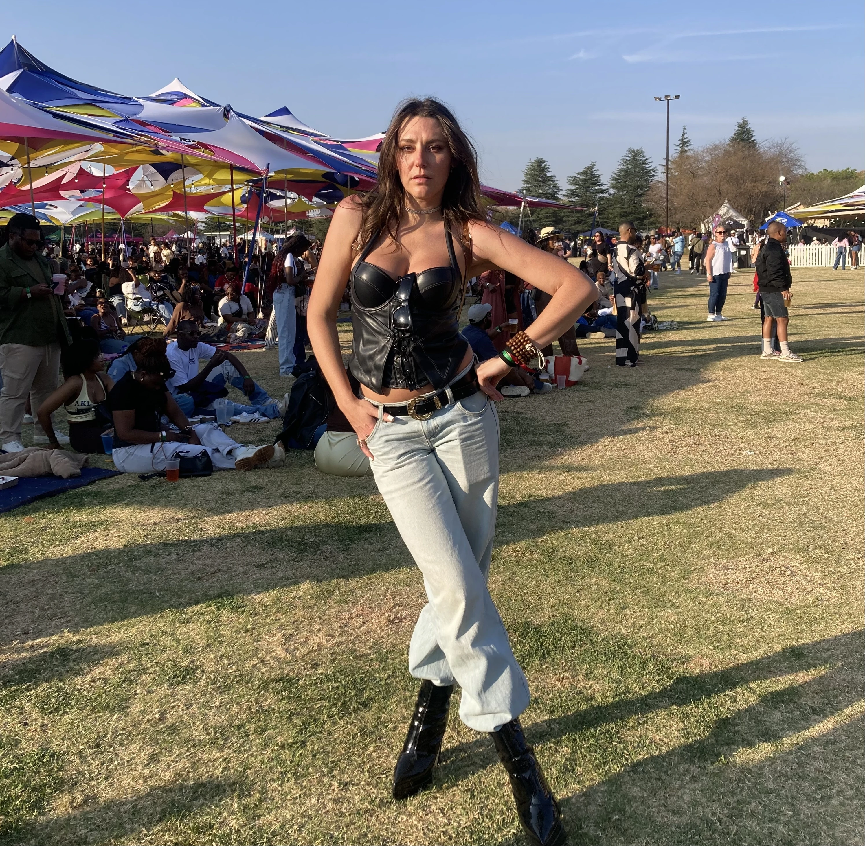 The fans brought their best fits.