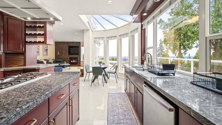 Best for big groups: The massive mansion with the suspension bridge and foyer Best for big groups: The massive mansion with the suspension bridge and foyer