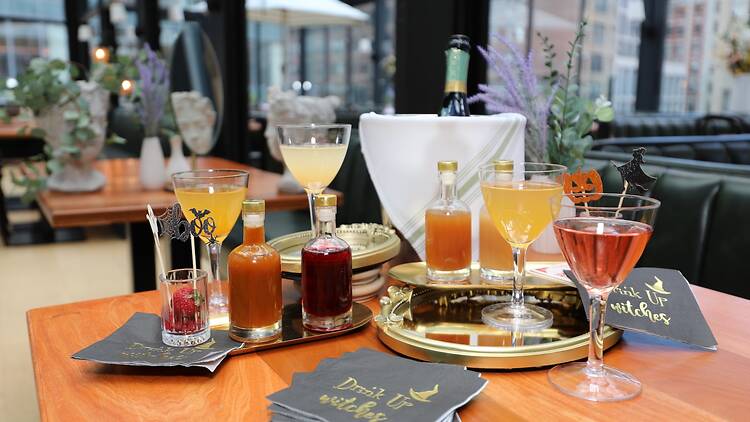Drinks on the Glass Ceiling Rooftop