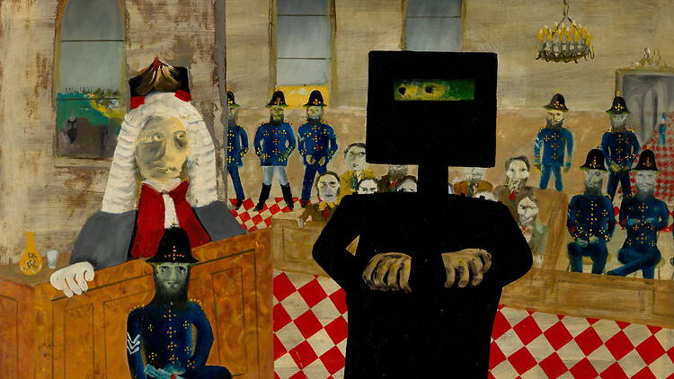 Sidney Nolan 'The trial' Sidney Nolan 'The trial'