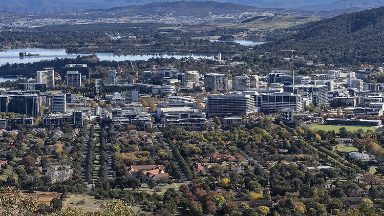 Aerial of Canberra