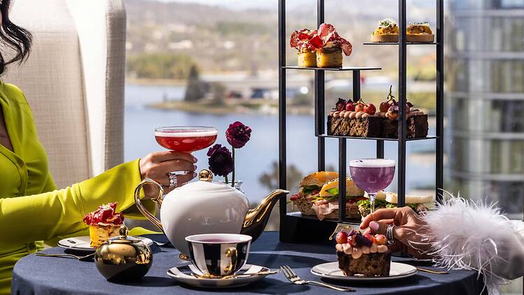 Raise your pinky fingers at QTea High Tea Raise your pinky fingers at QTea High Tea