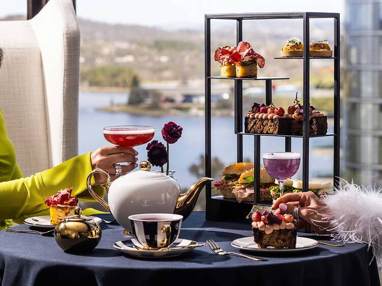 Raise your pinky fingers at QTea High Tea Raise your pinky fingers at QTea High Tea