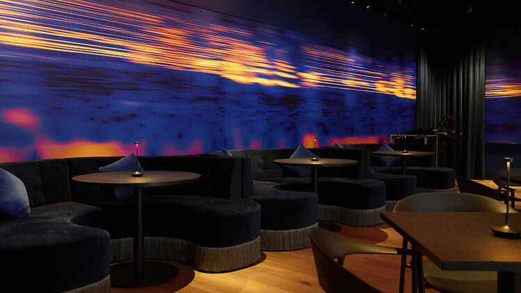 Decor of The Beacon, Melbourne Recital Centre The decor and seating of The Beacon in Melbourne Recital Centre