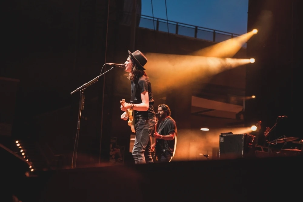 James Bay performing live