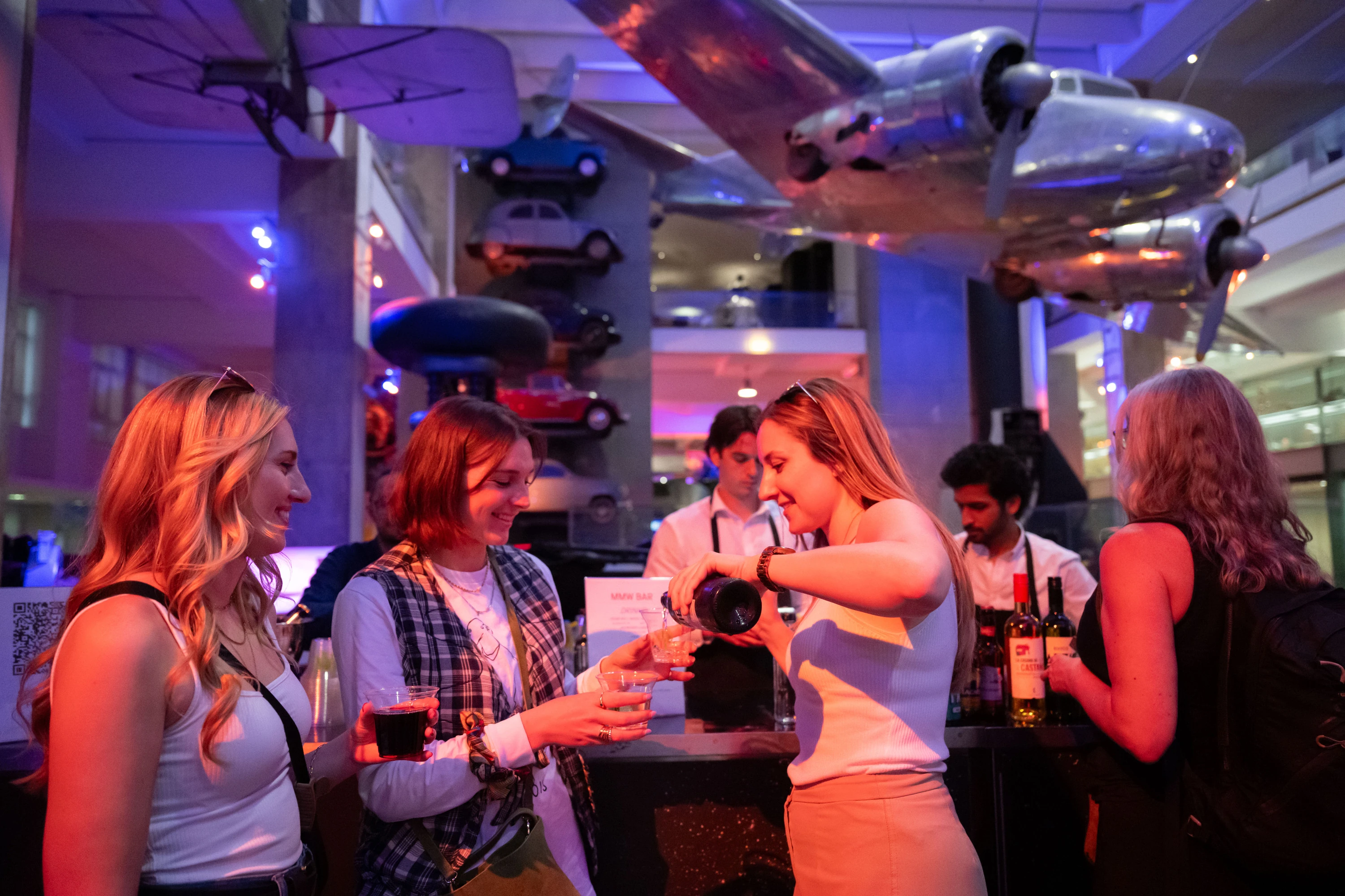 Visitor enjoys Star Trek Lates at the Science Museum.