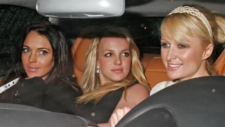 Lindsay Lohan, Britney Spears and Parison Hilton's infamous car photo Lindsay Lohan, Britney Spears and Parison Hilton's infamous car photo
