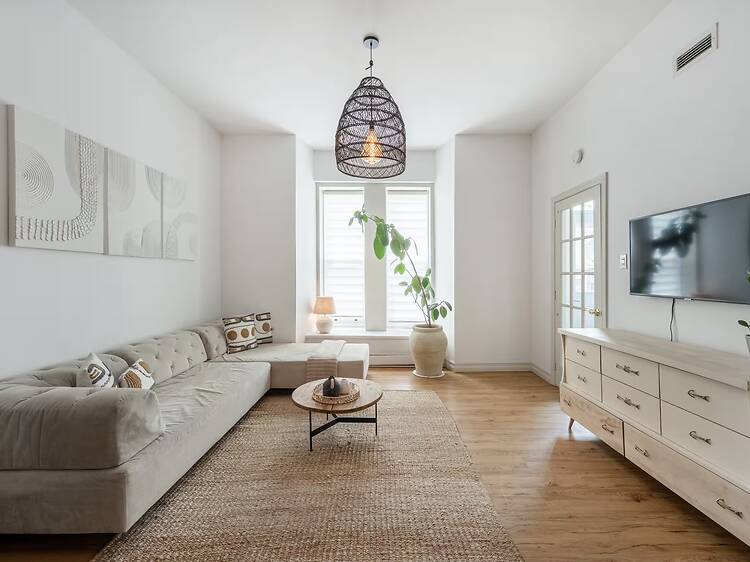 Best for small group city breaks: The modern two-bed apartment on St Denis Street Best for small group city breaks: The modern two-bed apartment on St Denis Street