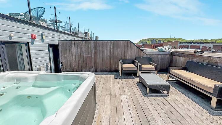 Best for groups and hot-tub nights: The rooftop hangout Best for groups and hot-tub nights: The rooftop hangout